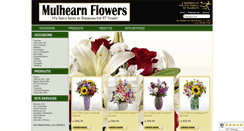 Desktop Screenshot of mulhearnflowers.net