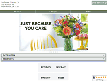 Tablet Screenshot of mulhearnflowers.net